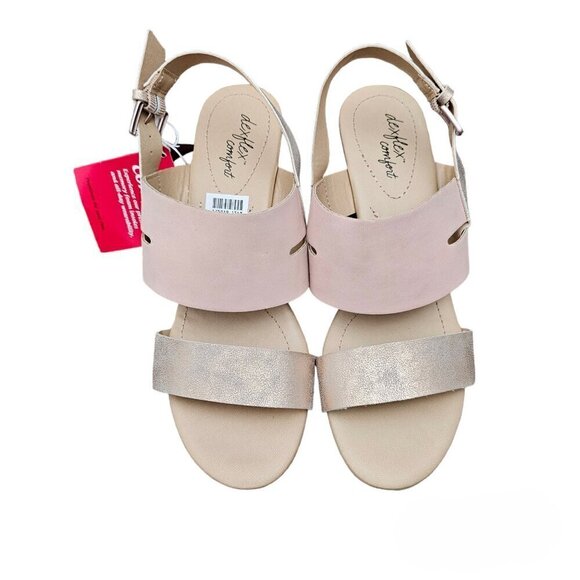 Dexflex Comfort Trance Blush Wedge Slingback Sandal - Picture 6 of 11